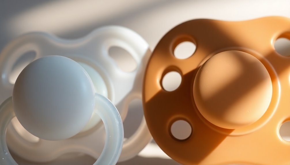 advantages of rubber pacifiers