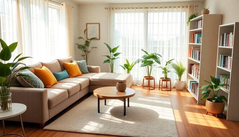 arrange furniture efficiently