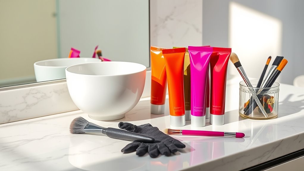 at home coloring essentials list