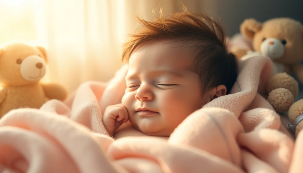 babies smile during sleep