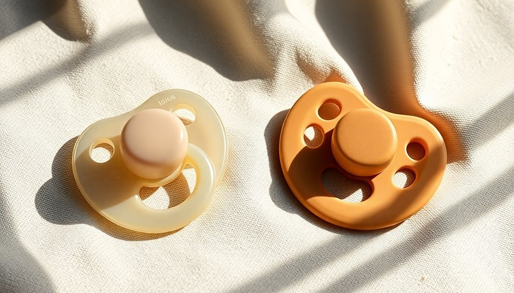 benefits of rubber pacifiers