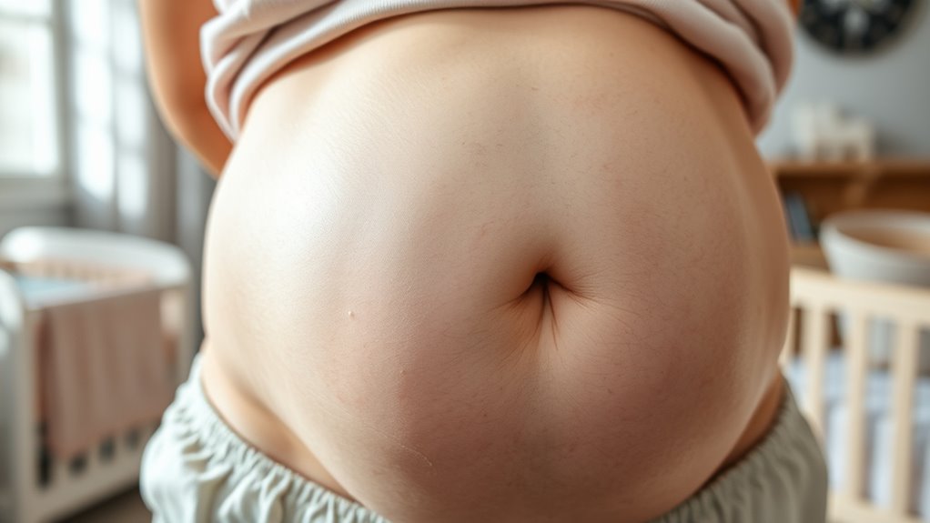 causes of post c section sagging
