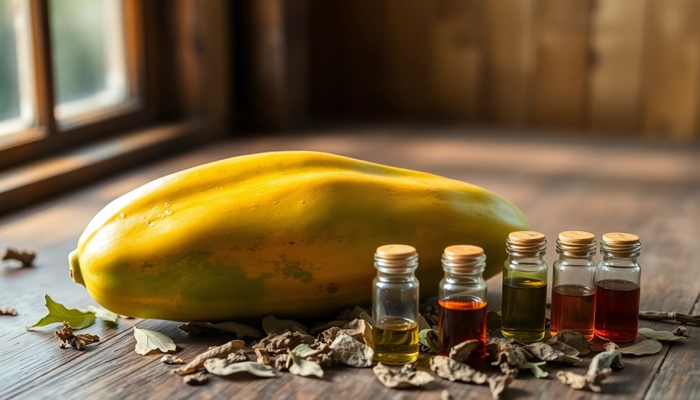 caution against unripe papaya