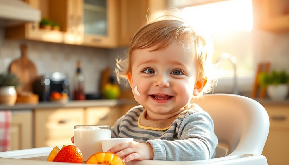celebrating weaning milestone moment