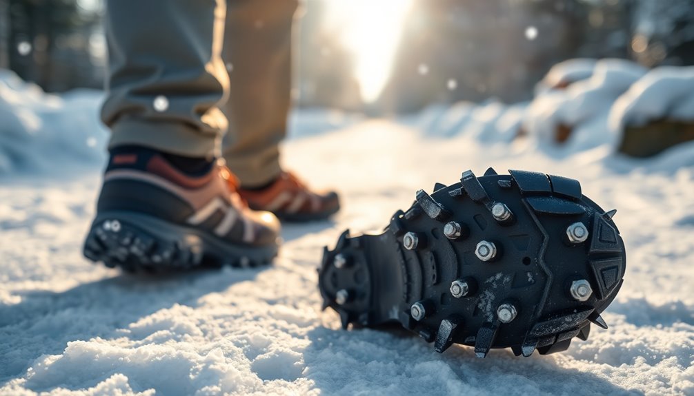 choosing ice cleats safely