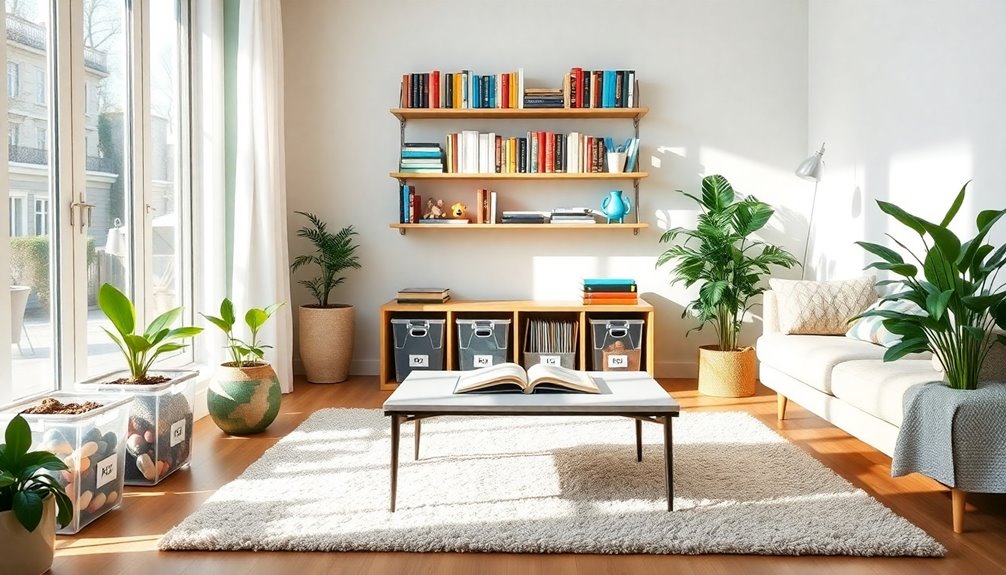 clear clutter for safety