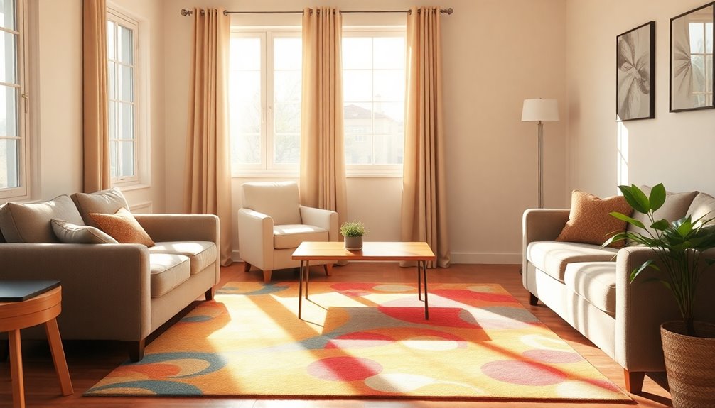 clear pathways through furniture