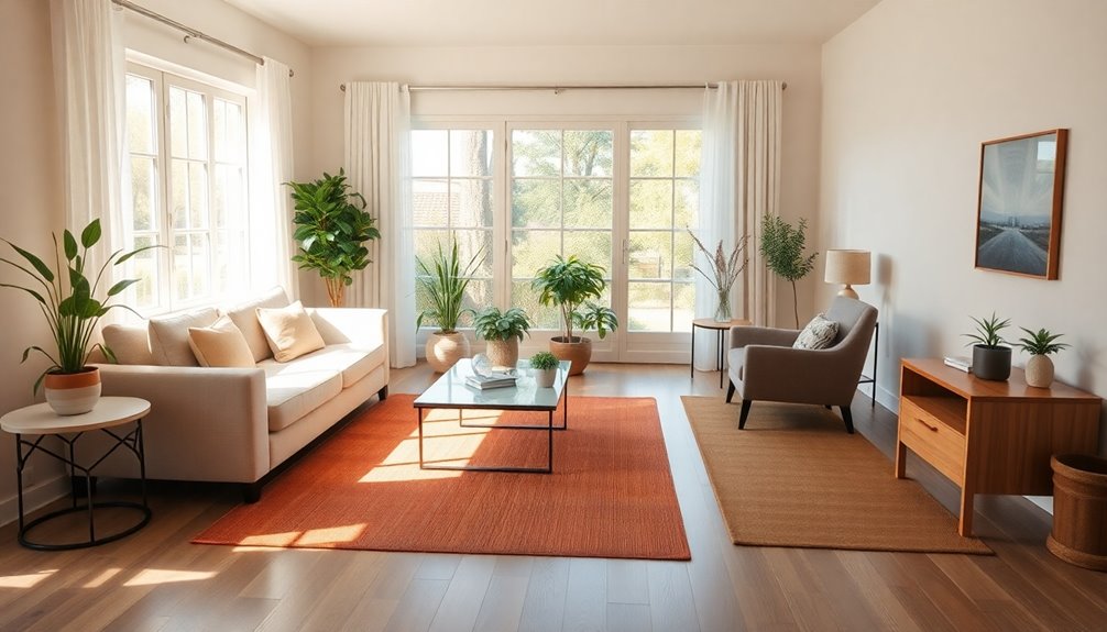 clear pathways through furniture
