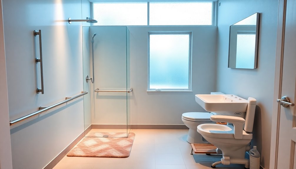 comfortable and safe bathrooms