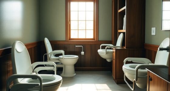 comfortable and safe commodes