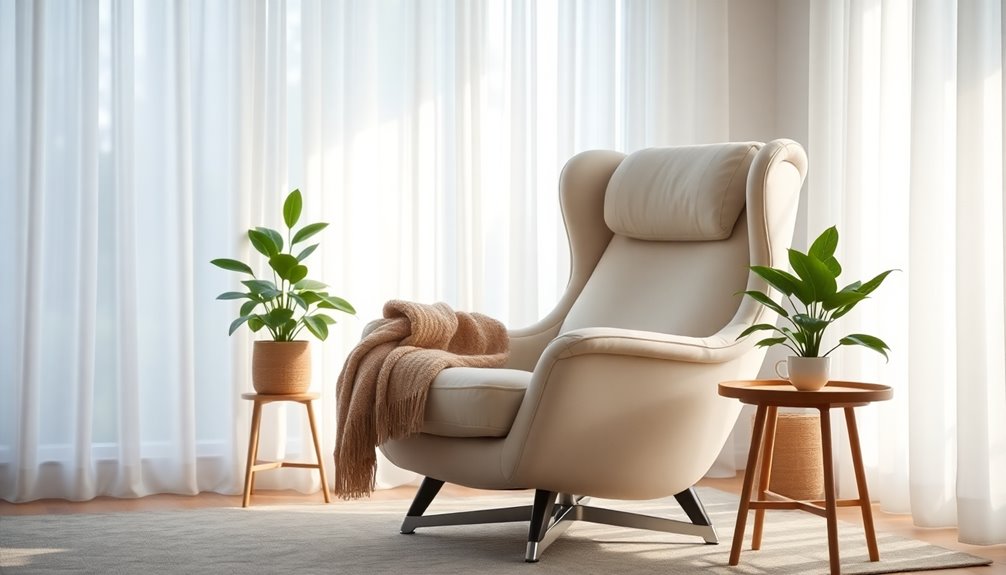 comfortable seating for relaxation