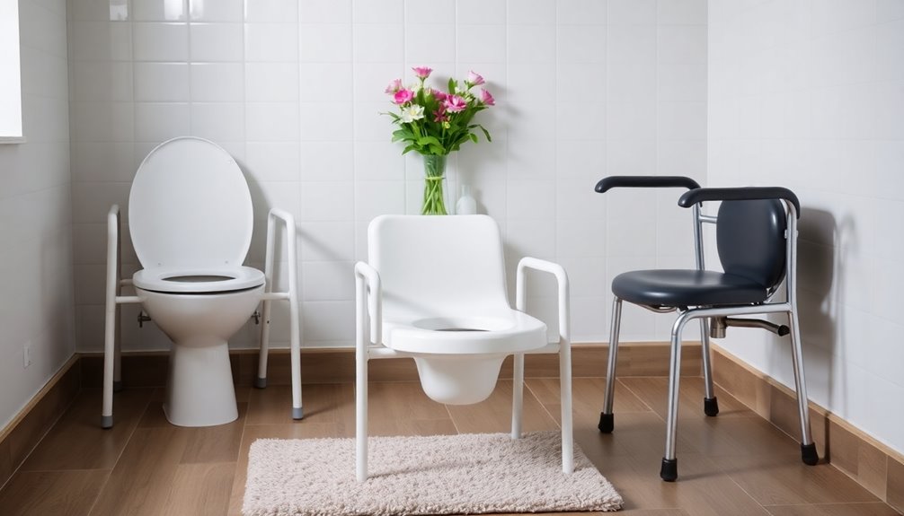 commode selection for elderly