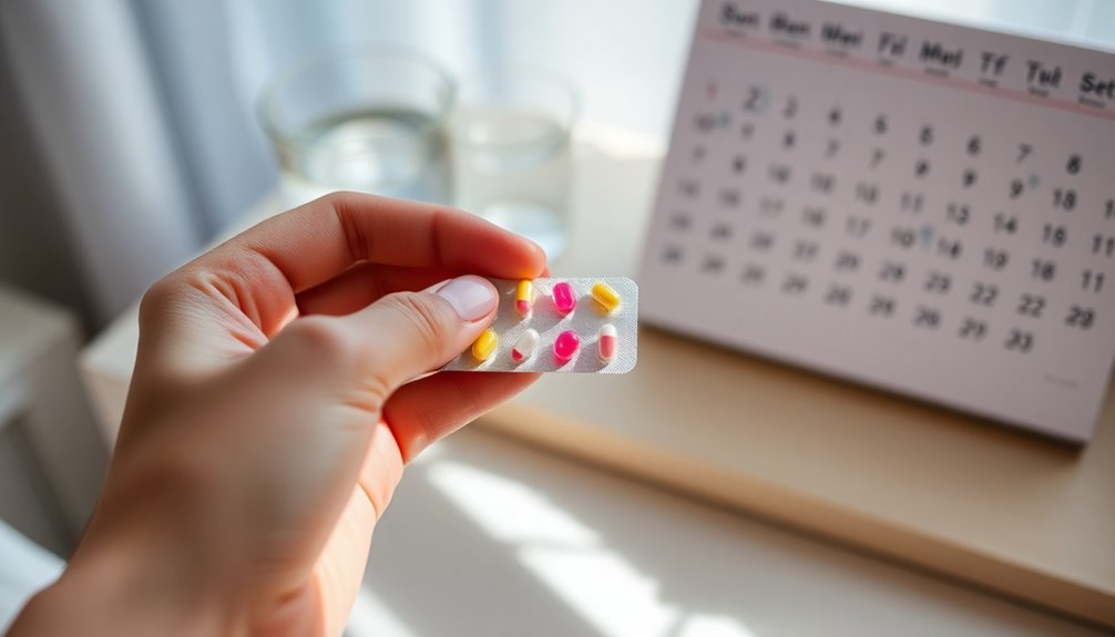 contraceptive pill effectiveness timeline