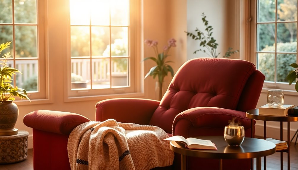 cozy and adjustable seating