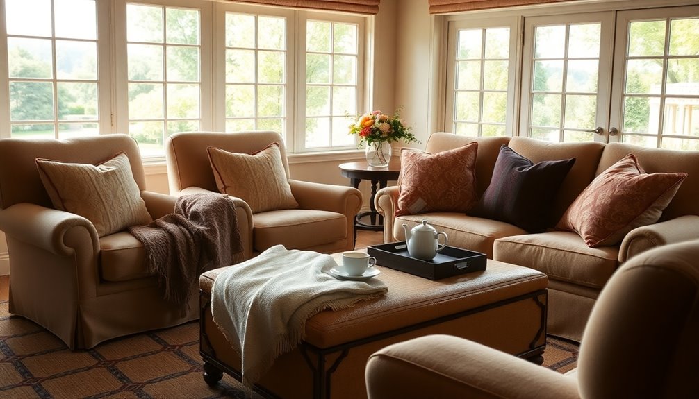 cozy fabrics enhance comfort