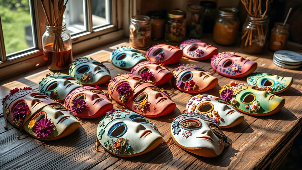 creative mask decoration ideas