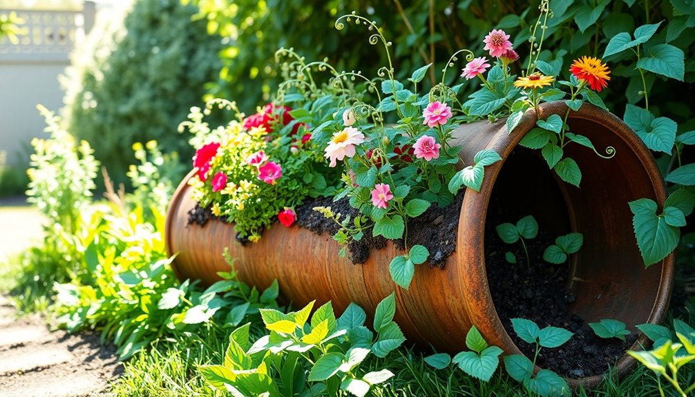culvert pipe garden design