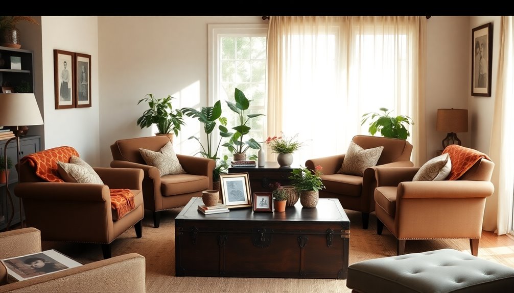 decorate with cherished mementos