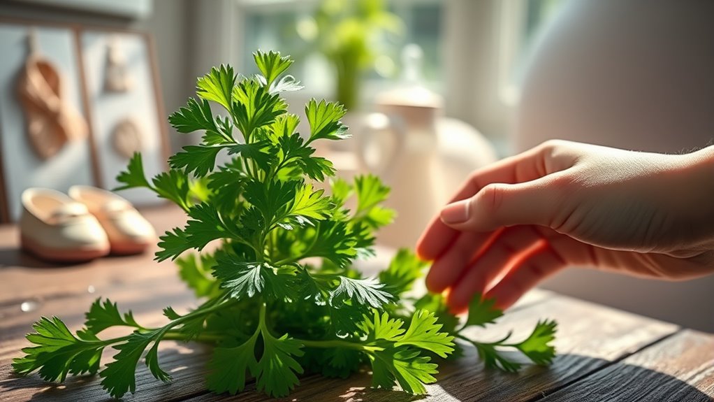 eating parsley during pregnancy