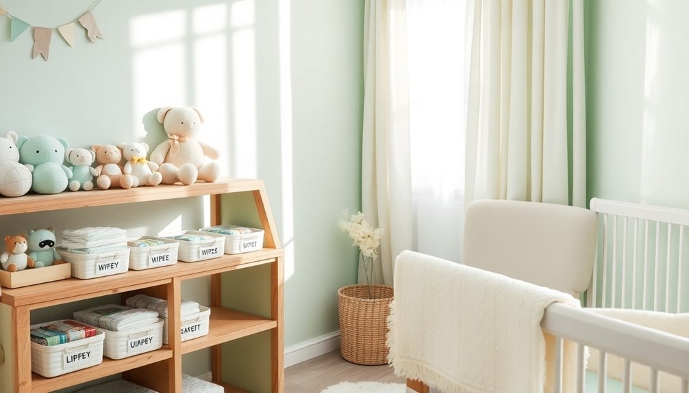efficient baby essentials organization
