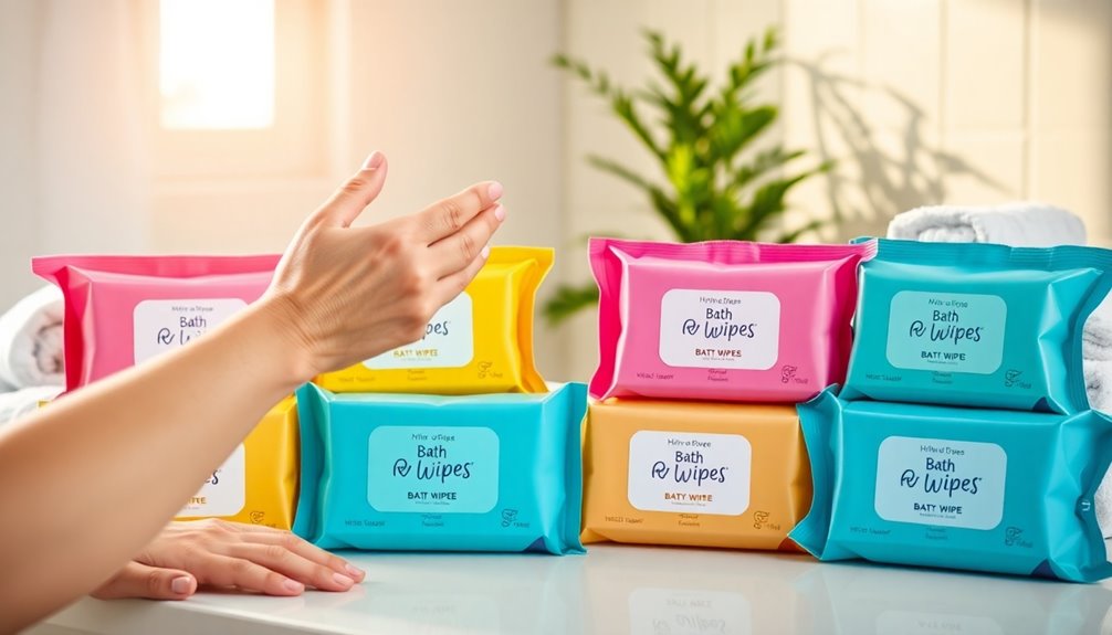 elderly bath wipes selection