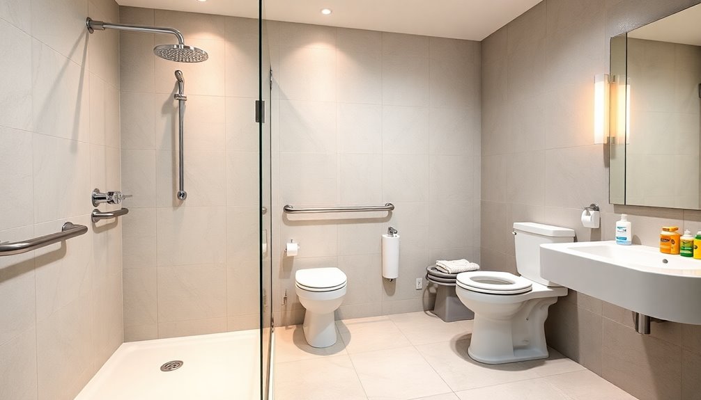 elderly bathroom safety adaptations