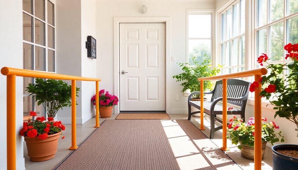 elderly friendly entryway design