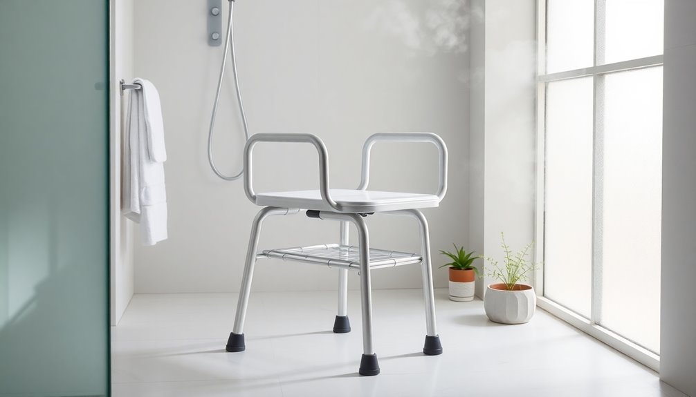 elderly shower chair safety