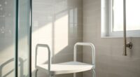 elderly shower seat options