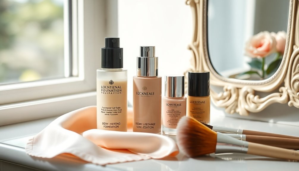 elderly skin foundation selection
