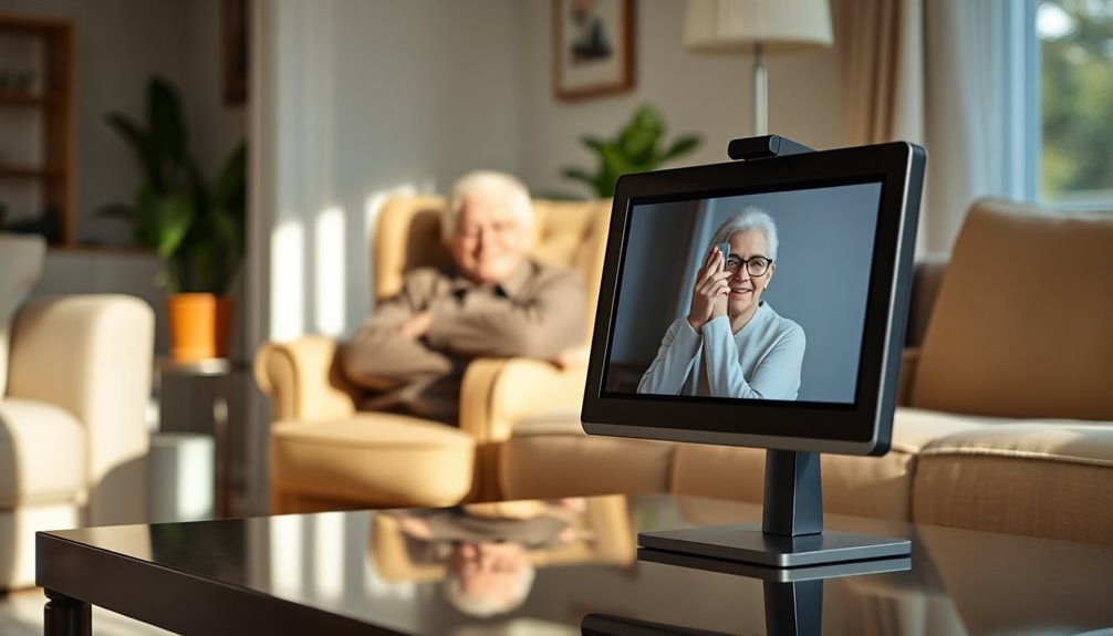 elderly video monitor selection