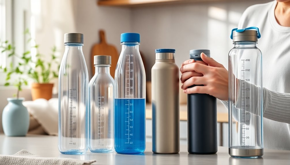 elderly water bottle selection