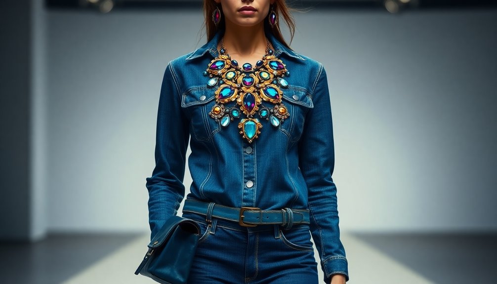 elevate jeans with accessories