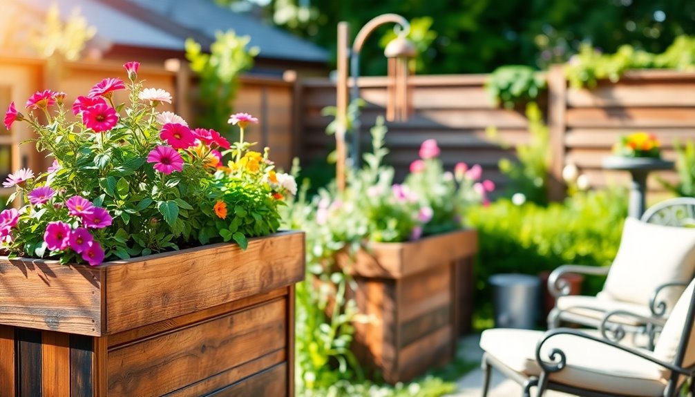 elevated planters for gardening