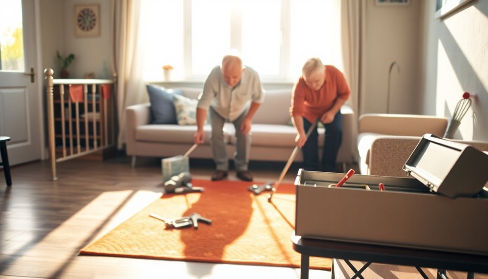 eliminate tripping hazards safely