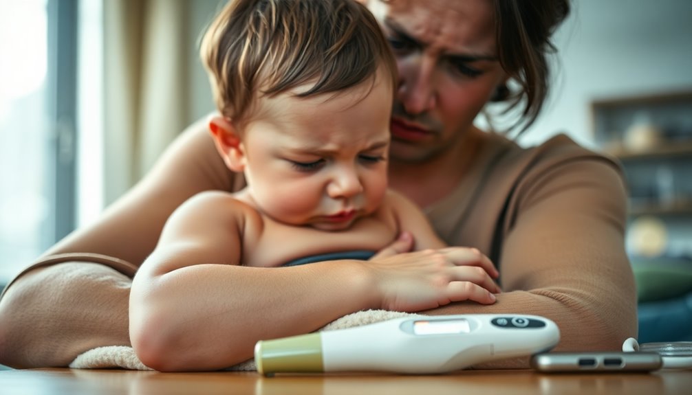 emergency actions during fever