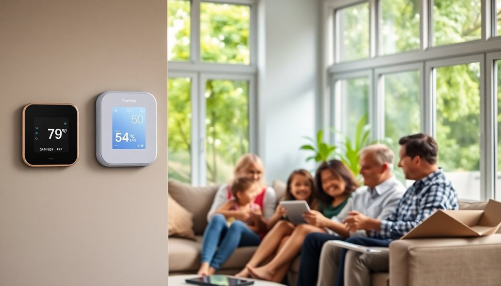 energy saving smart thermostats