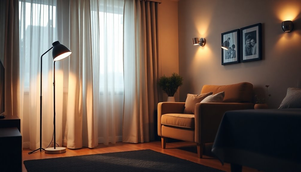 enhance ambient room illumination