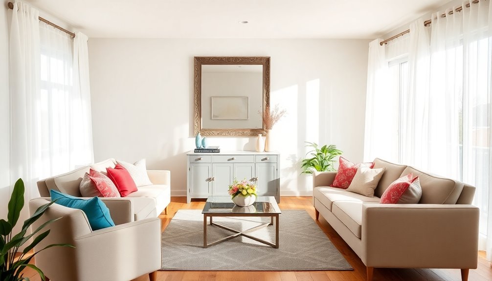 enhance space with mirrors