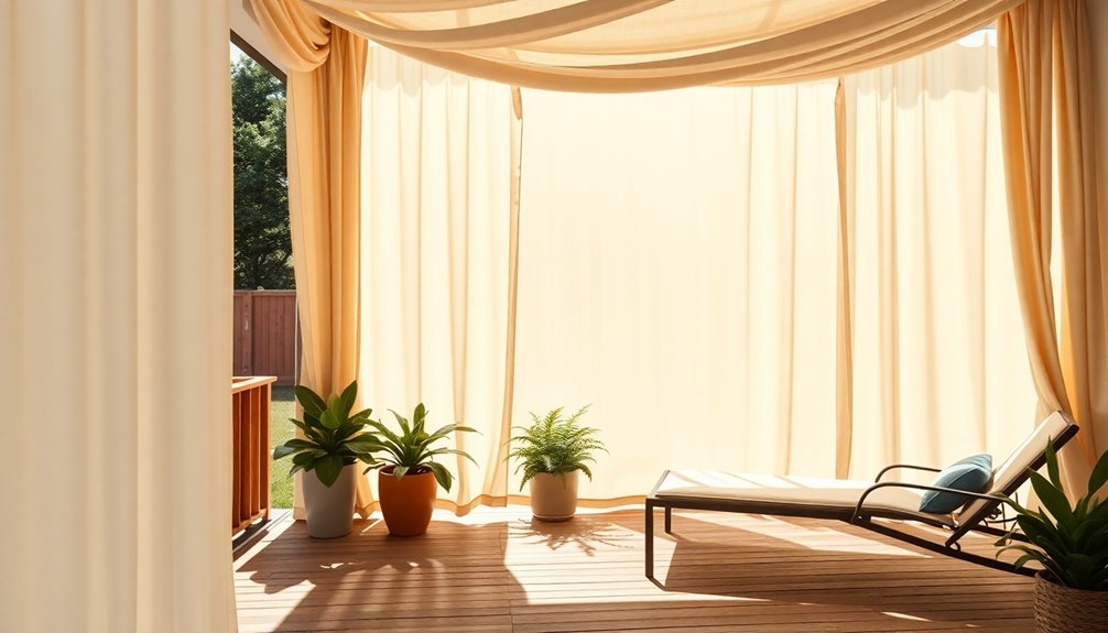 flexible hang wraparound curtains