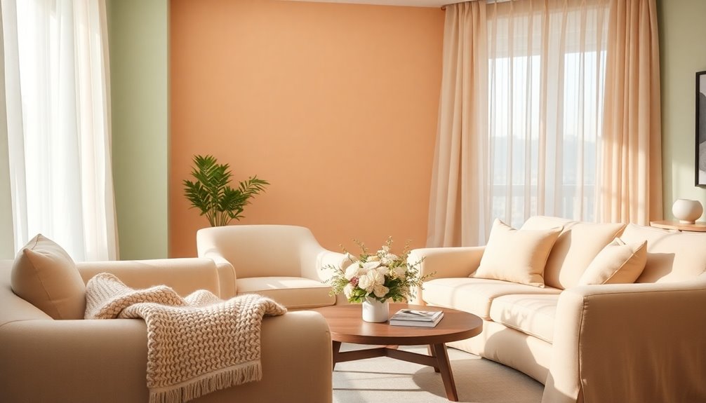gentle and warm hues