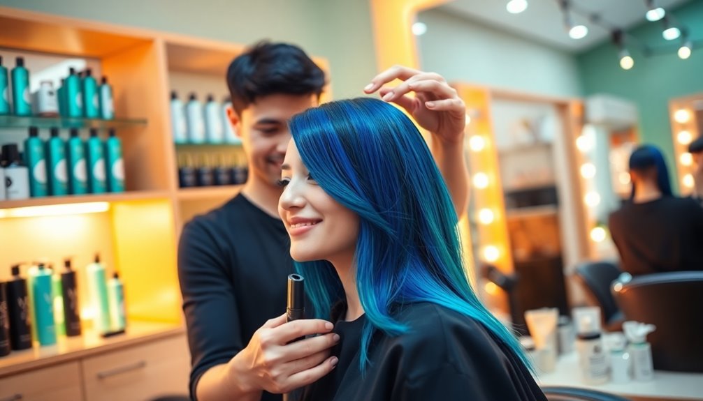 green hair correction services