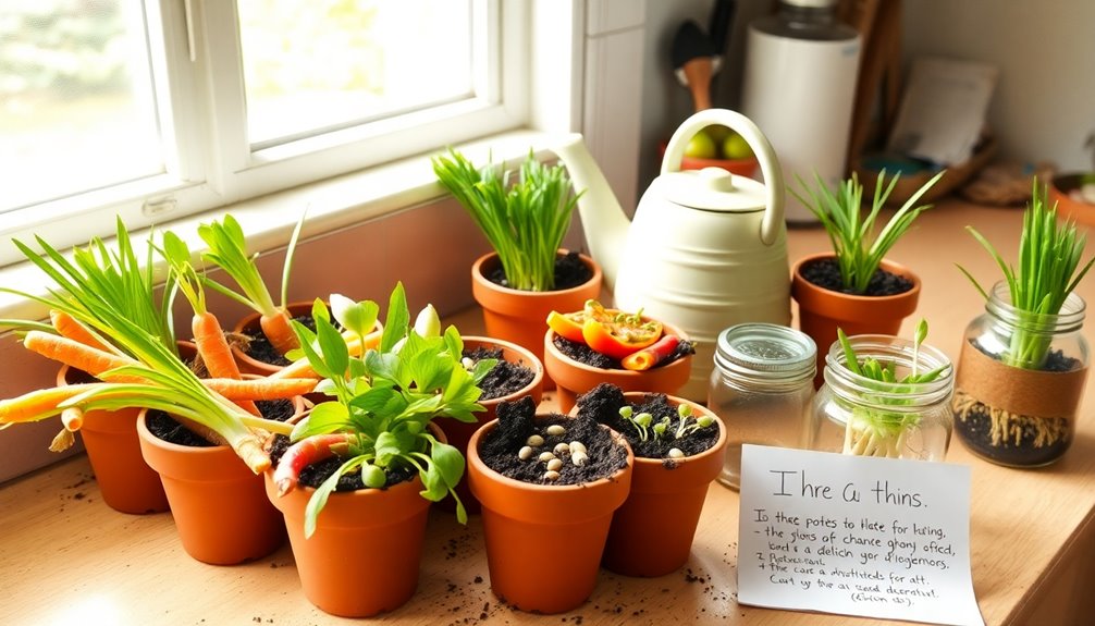 grow vegetables from scraps