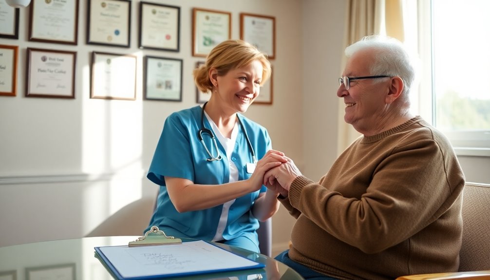inquire about care procedures