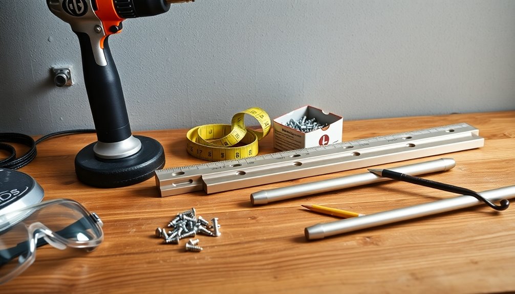 installation tools and materials