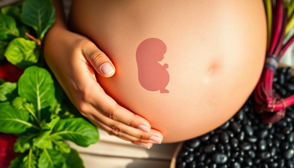 iron deficiency affects fetus
