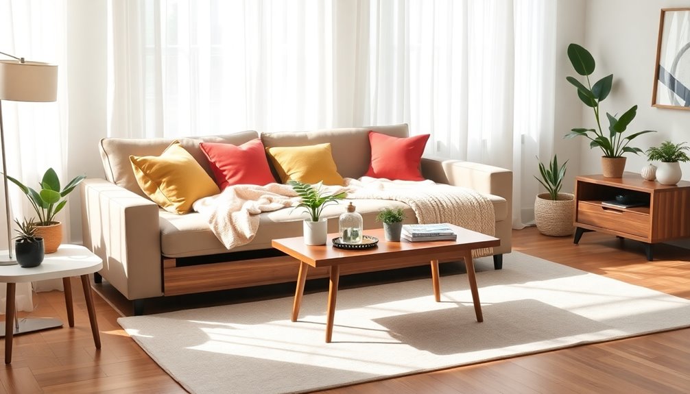 maximize space with multipurpose furniture
