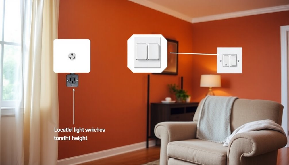 move electrical fixtures safely
