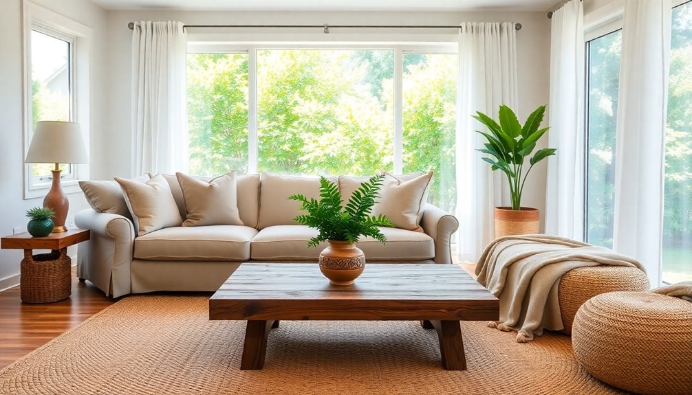 natural textures enhance comfort