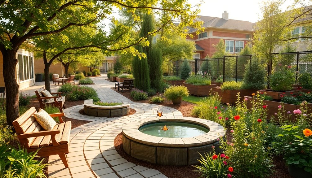 nature connected outdoor spaces